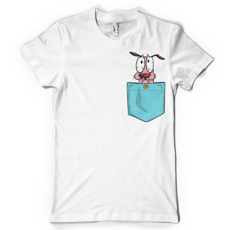 T-shirt Chien courageux