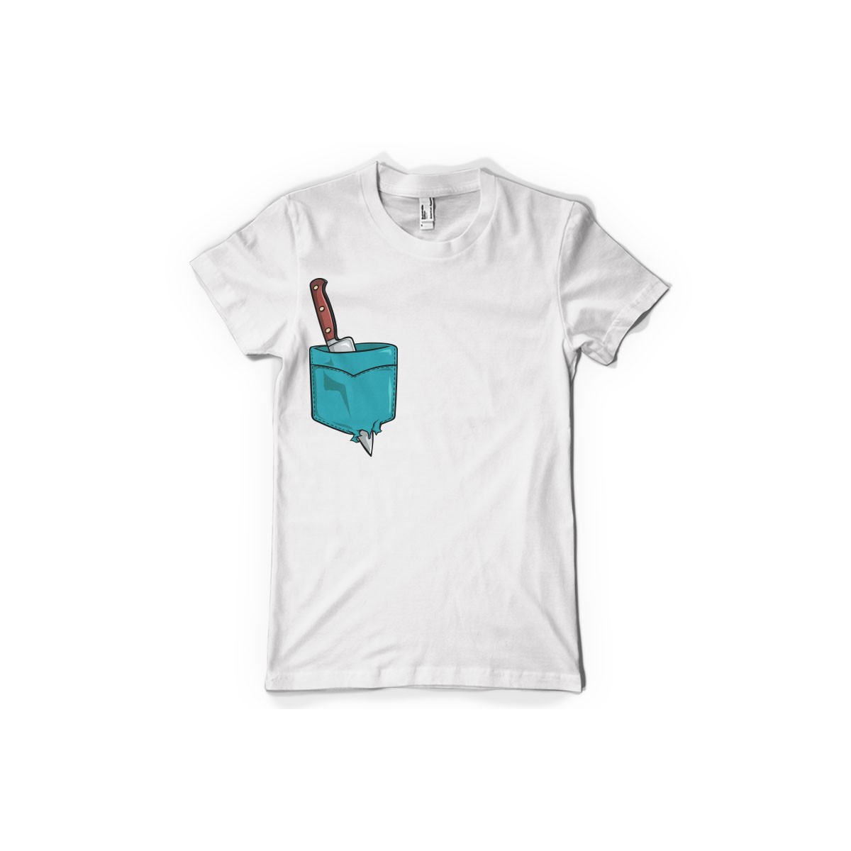 T-shirt Couteau dans la poche