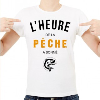 T-shirt L'heure de la pêche a sonné