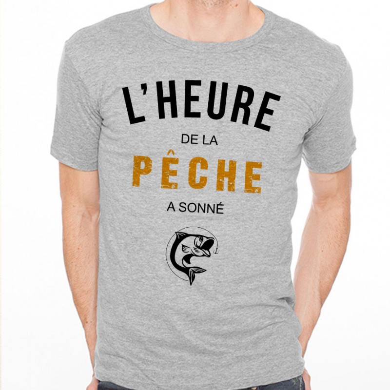 T-shirt L'heure de la pêche a sonné