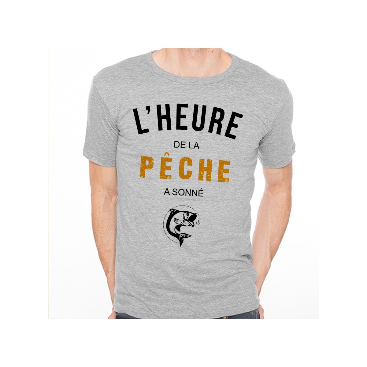 T-shirt L'heure de la pêche a sonné