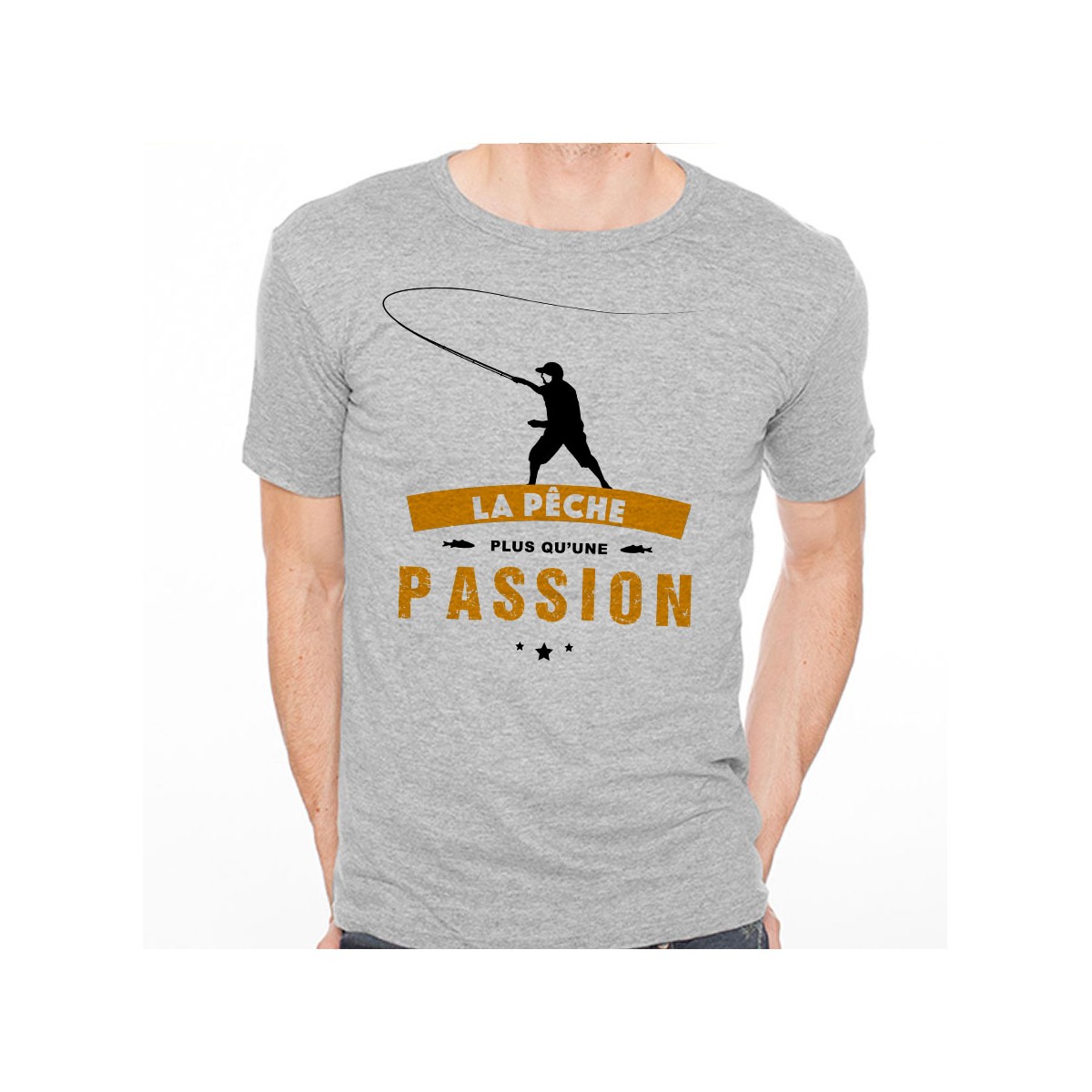 T-shirt La pêche plus qu'une passion