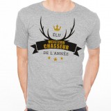 T-shirt Elu meilleur Chasseur de l'Année