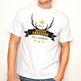 T-shirt Elu meilleur Chasseur de l'Année