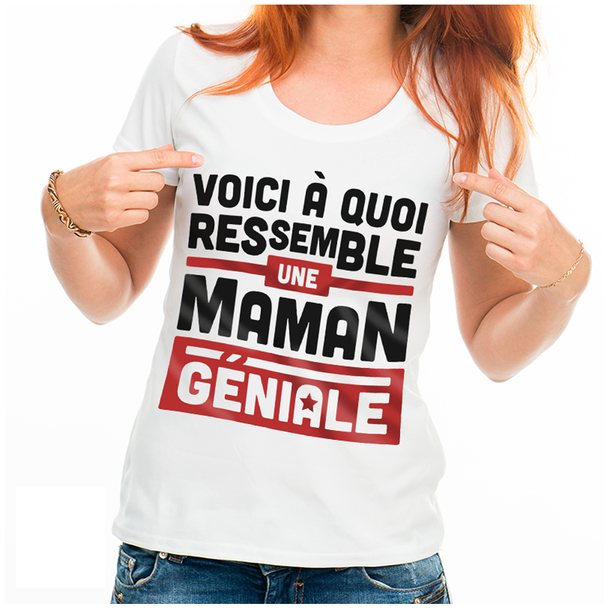 T-shirt Une maman géniale