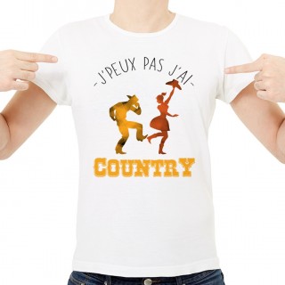 T-shirt J'peux pas j'ai ... Country