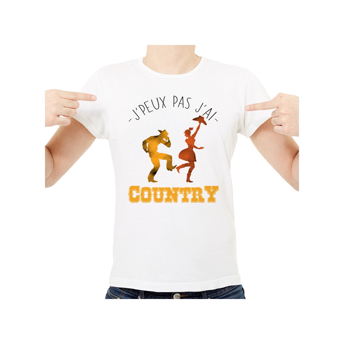 T-shirt J'peux pas j'ai ... Country