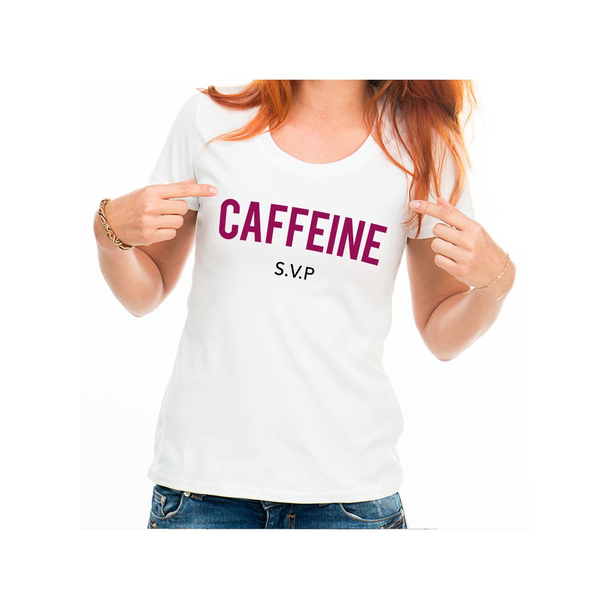 T-shirt Caffeine svp