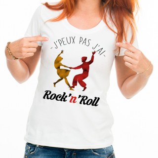 T-shirt J'peux pas j'ai ... Rock'n'Roll