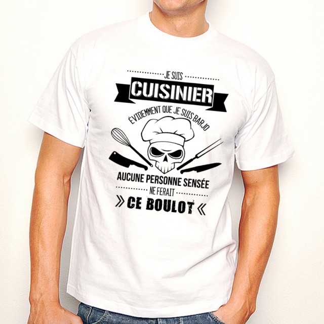 T-shirt Cuisinier Barjo