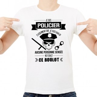 T-shirt Policier Barjo