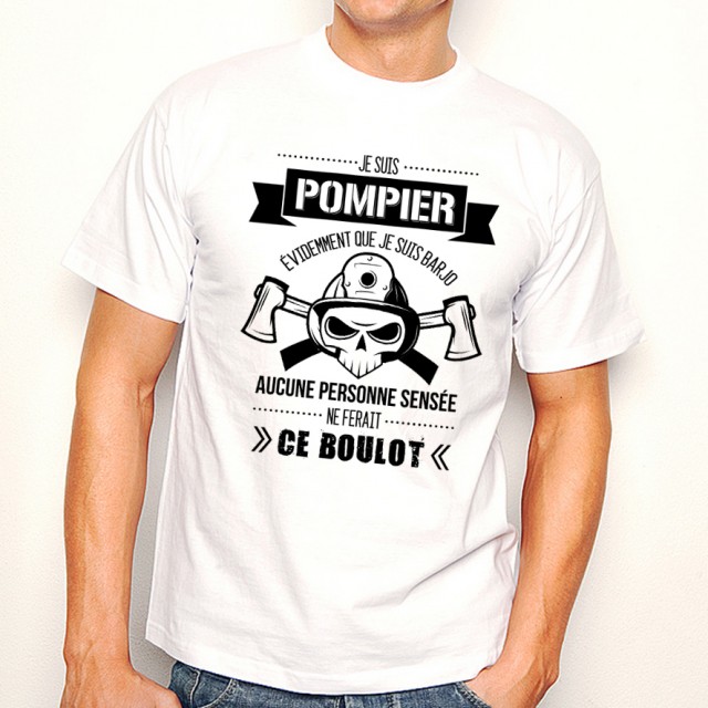 T-shirt Pompier Barjo