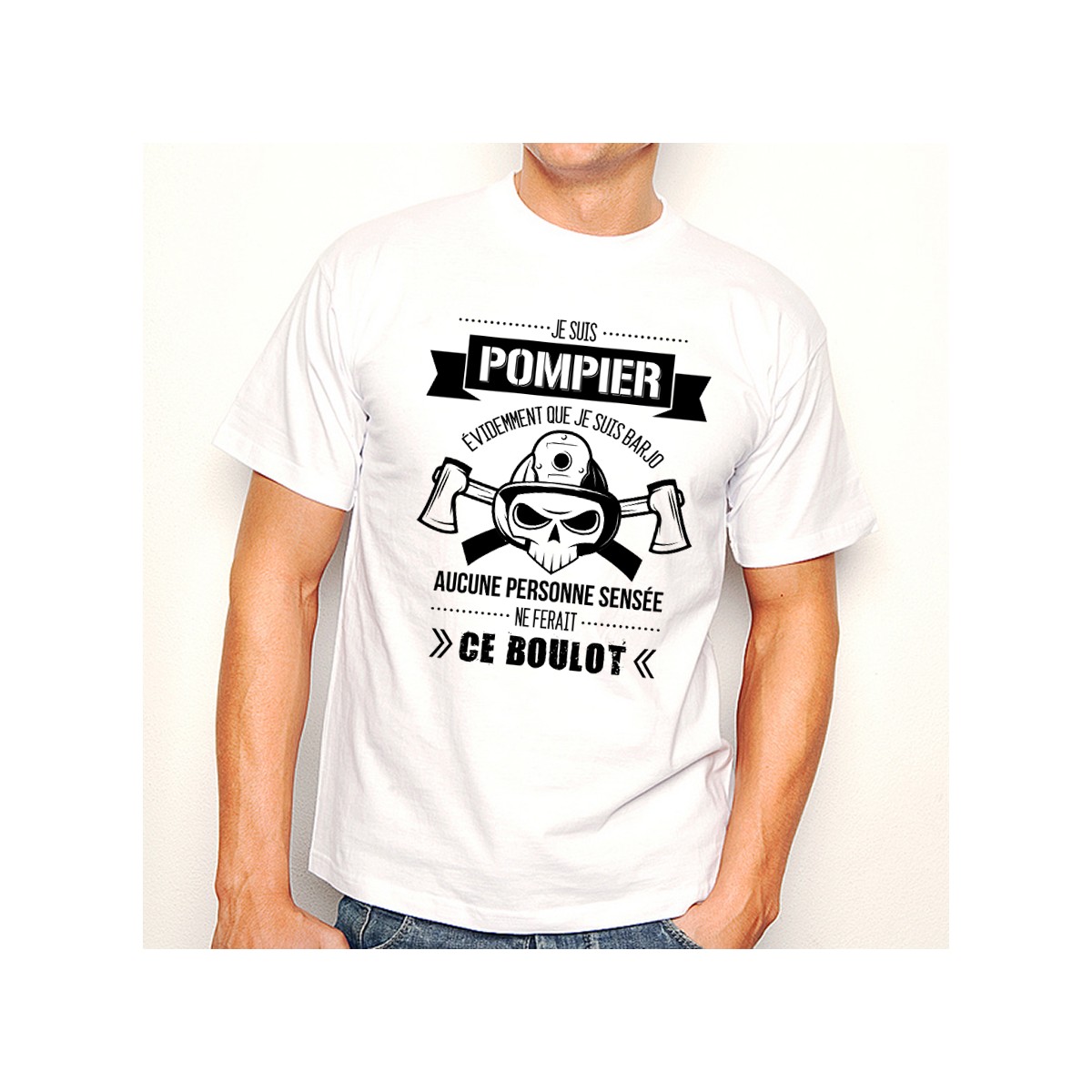 T-shirt Pompier Barjo