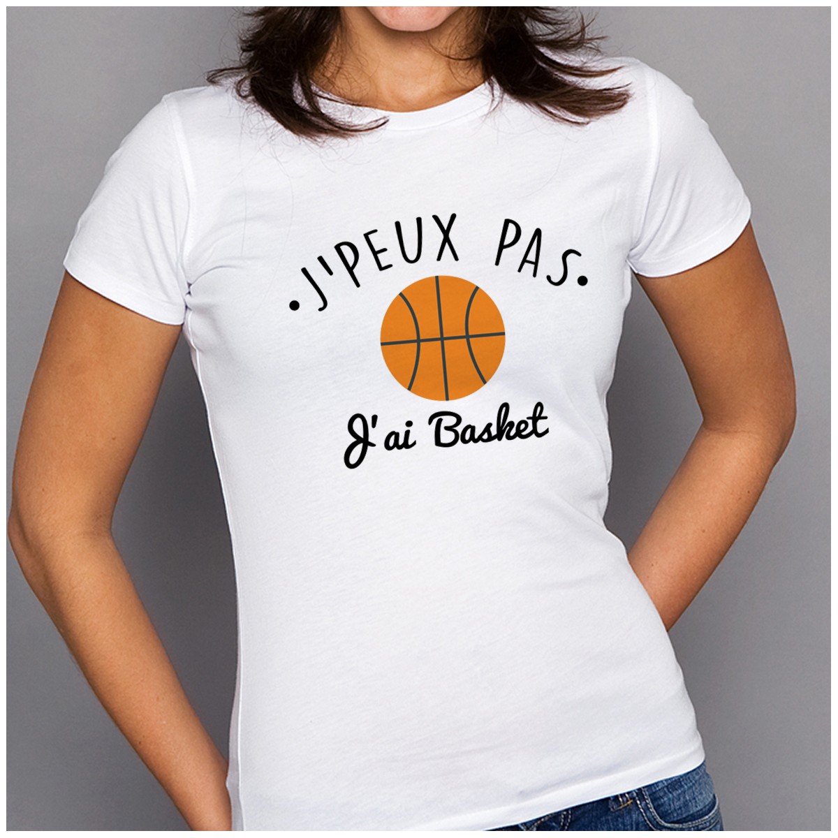 T-shirt SPORT J'peux pas j'ai Basket