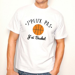 T-shirt SPORT J'peux pas j'ai Basket