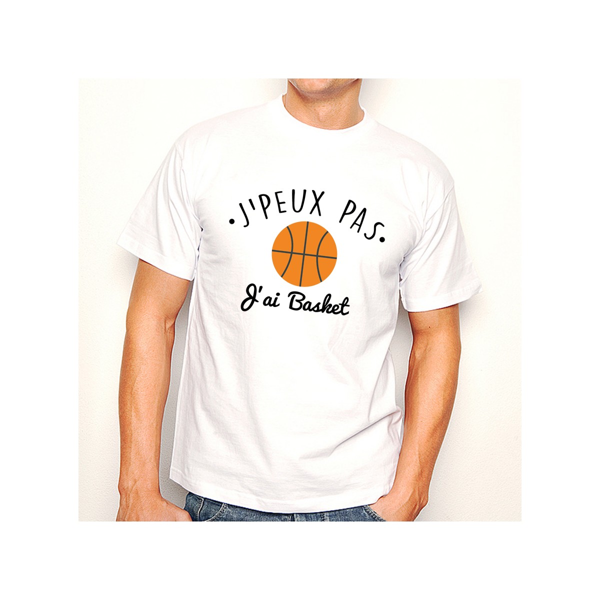 T-shirt SPORT J'peux pas j'ai Basket