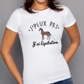 T-shirt SPORT J'peux pas j'ai Equitation