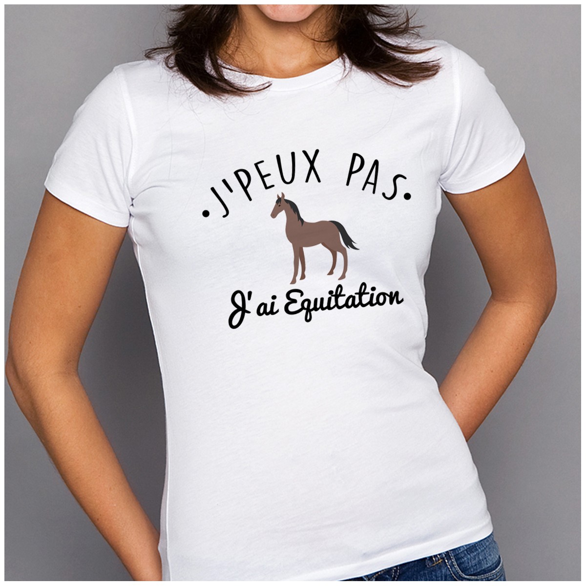 T-shirt SPORT J'peux pas j'ai Equitation