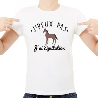 T-shirt SPORT J'peux pas j'ai Equitation