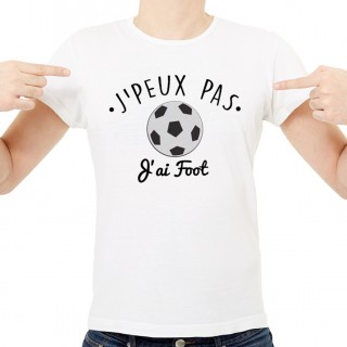 T-shirt SPORT J'peux pas j'ai Foot