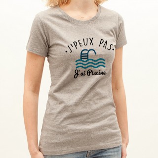 T-shirt SPORT J'peux pas j'ai Piscine