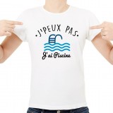 T-shirt SPORT J'peux pas j'ai Piscine