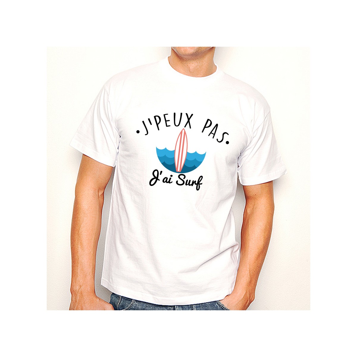 T-shirt SPORT J'peux pas j'ai Surf