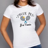 T-shirt SPORT J'peux pas j'ai Tennis