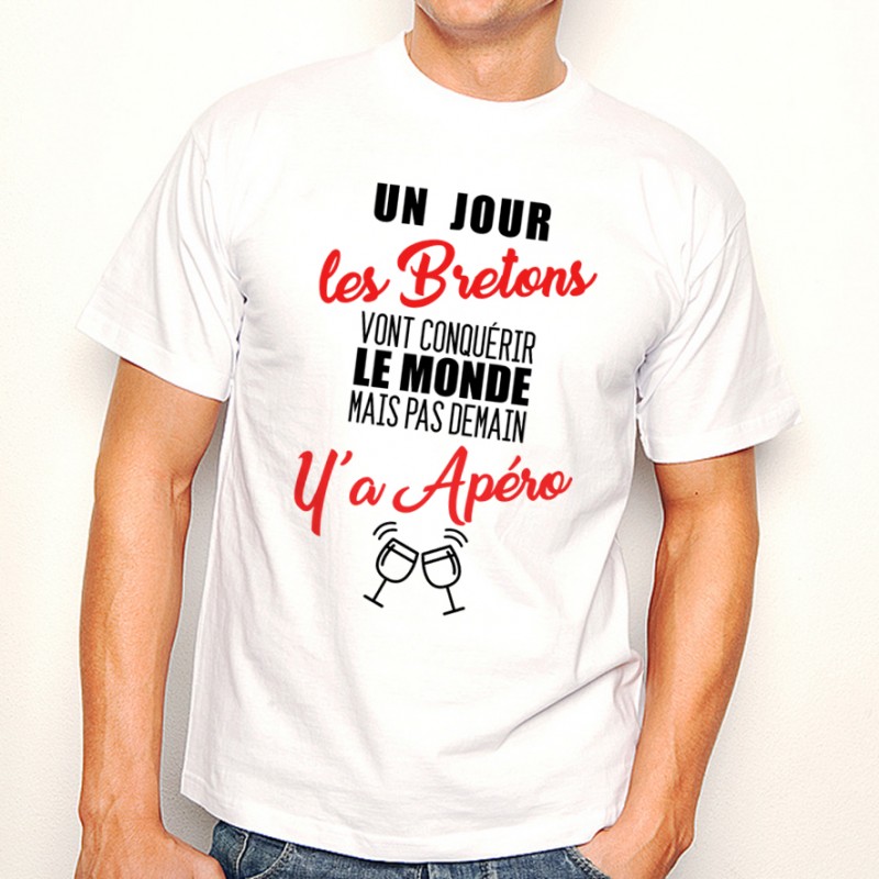 T-shirt Bretons...mais pas demain y'a Apéro