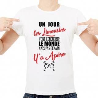 T-shirt Limousins...mais pas demain y'a Apéro