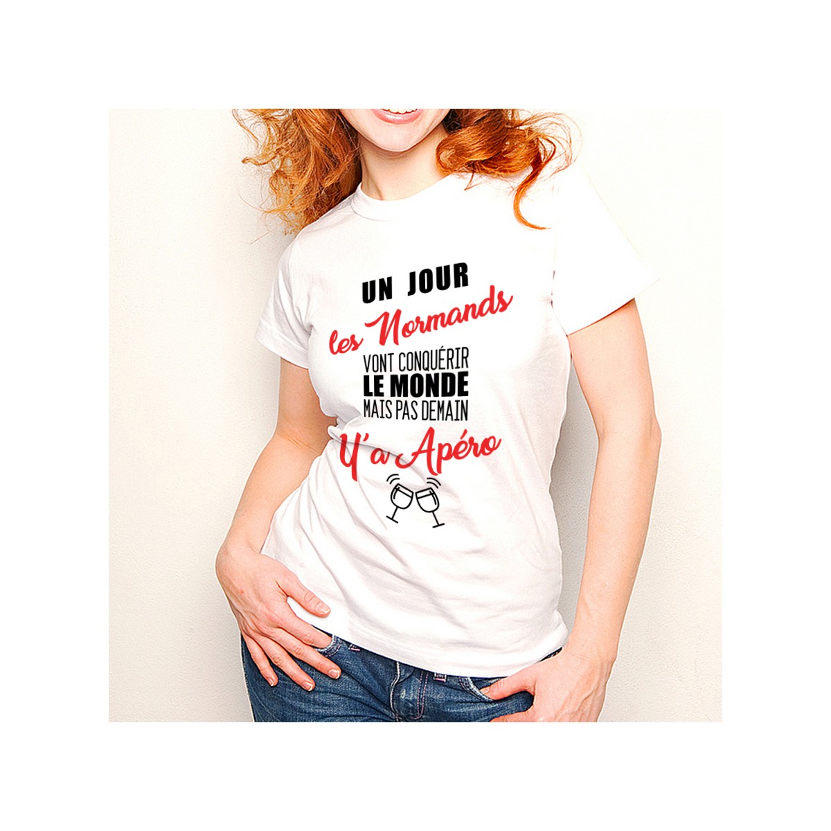 T-shirt Normands...mais pas demain y'a Apéro