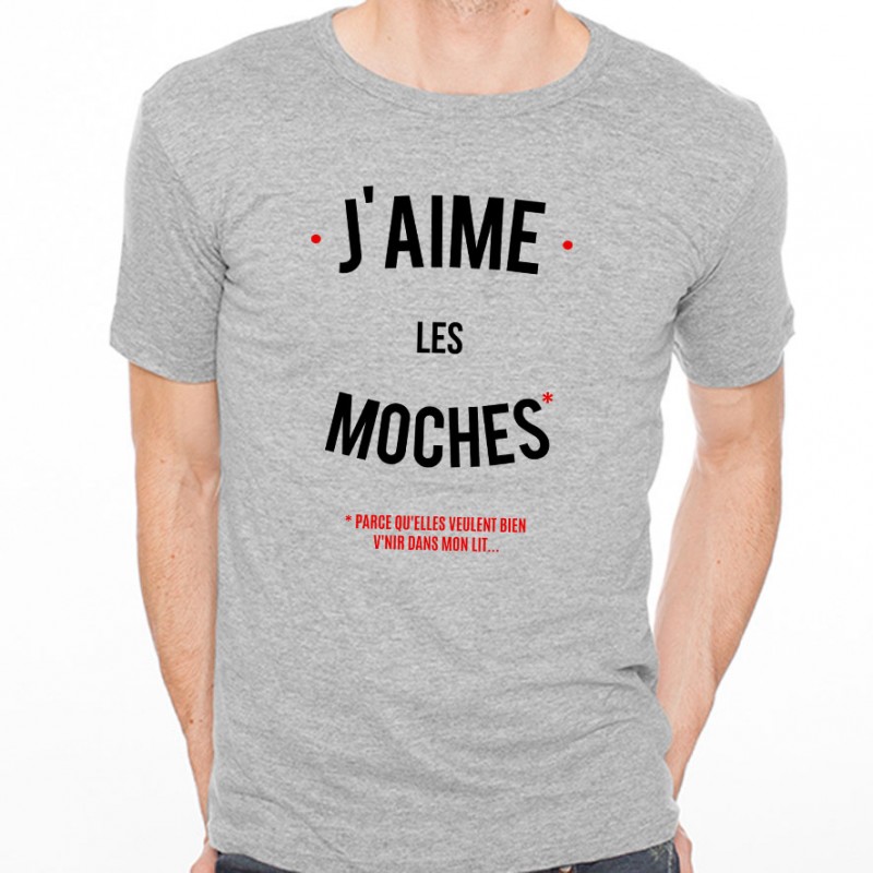 T-shirt J'aime les moches