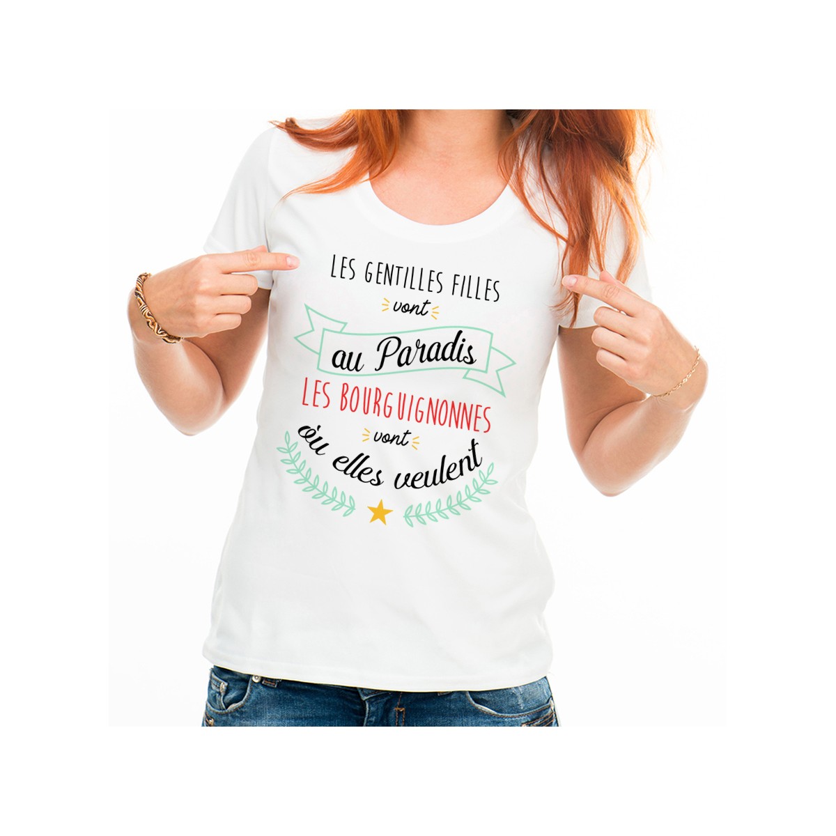 T-shirt Les BOURGUIGNONNES vont où elles veulent