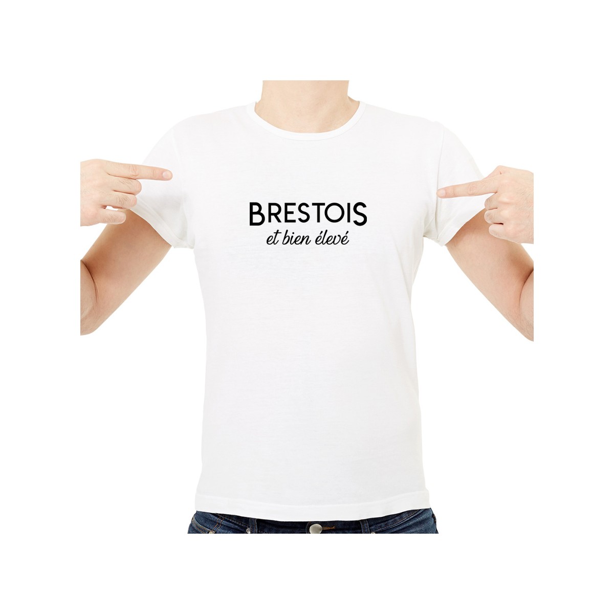 T-shirt Brestois et bien élevé