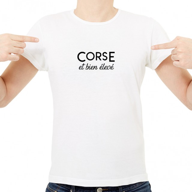 T-shirt Corse et bien élevé