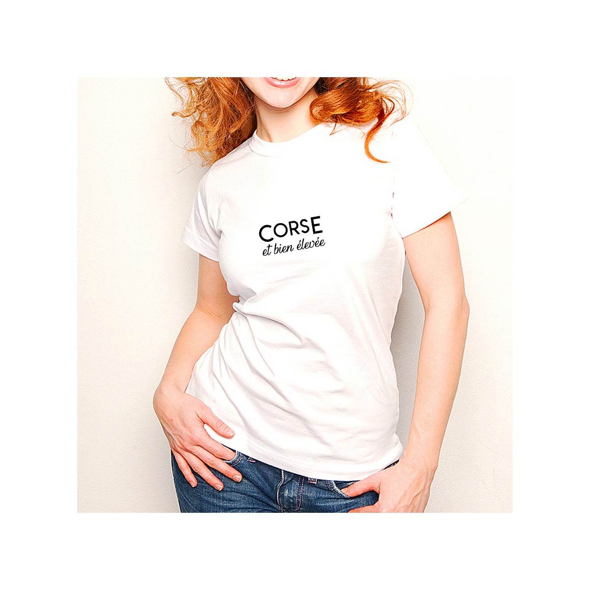 T-shirt Corse et bien élevée