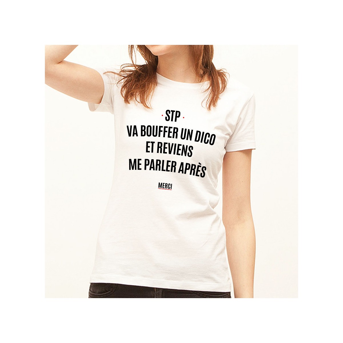 T-shirt Va bouffer un dico