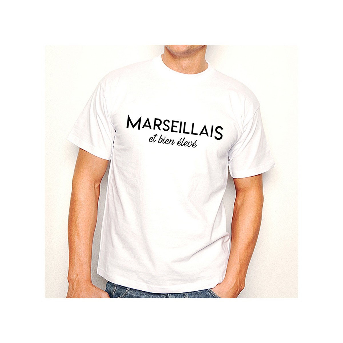 T-shirt Marseillais et bien élevé