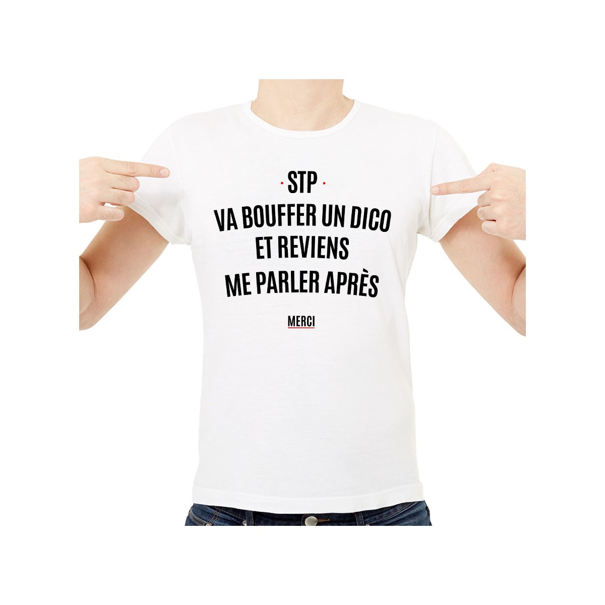 T-shirt Va bouffer un dico