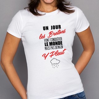 T-shirt Bretons...mais pas demain ... Y Pleut