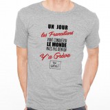 T-shirt Franciliens...mais pas demain ... Y'a Grève