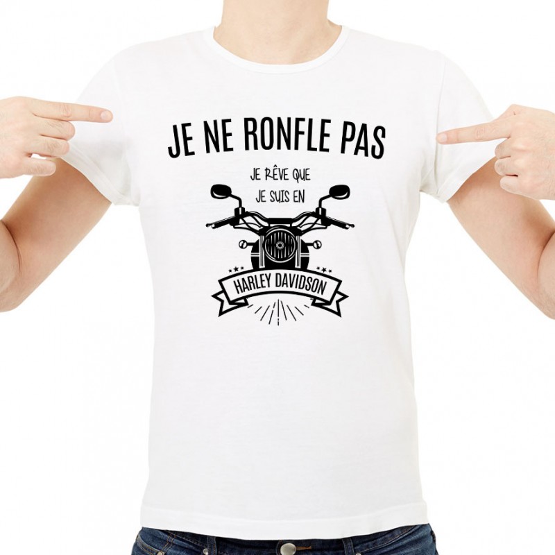 T-shirt Je ne ronfle pas