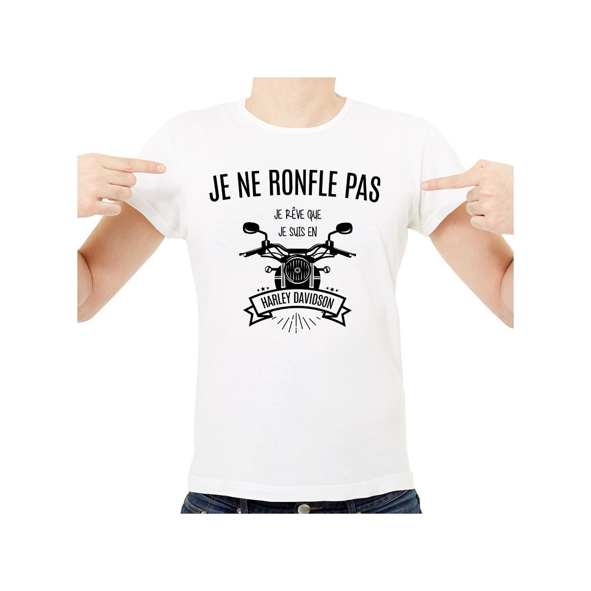 T-shirt Je ne ronfle pas