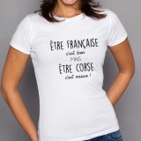 T-shirt Être Corse c'est mieux