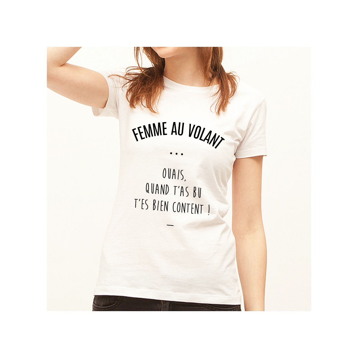 T-shirt Femme au volant