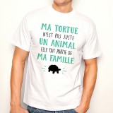 T-shirt Ma Tortue fait parti de ma Famille