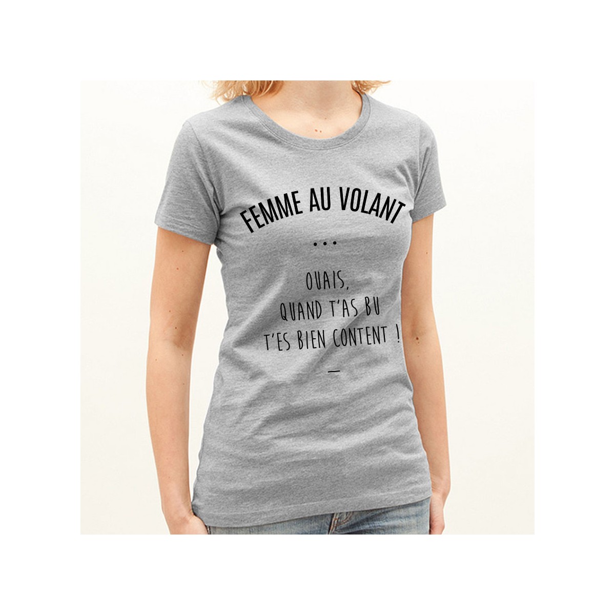 T-shirt Femme au volant