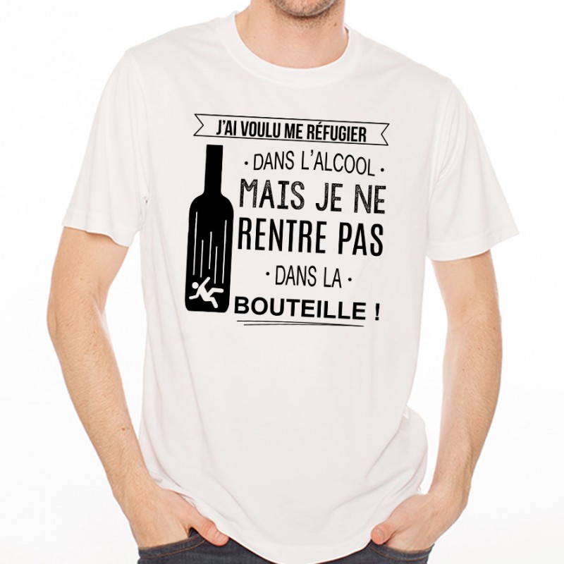 T-shirt Je rentre pas dans la bouteille