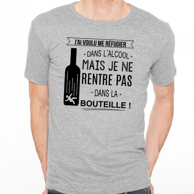 T-shirt Je rentre pas dans la bouteille