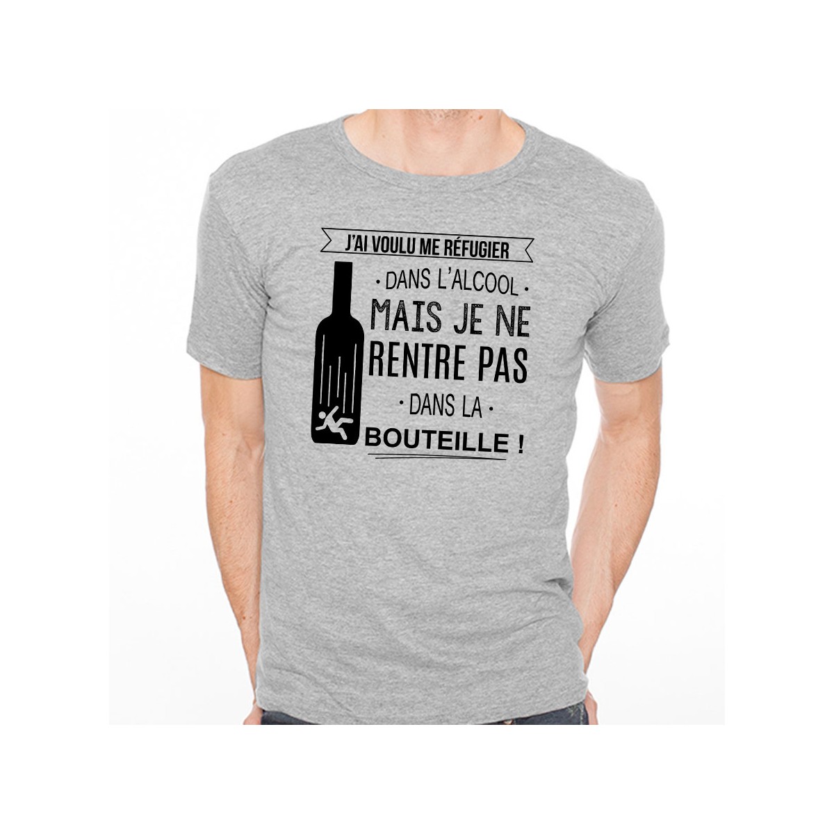 T-shirt Je rentre pas dans la bouteille